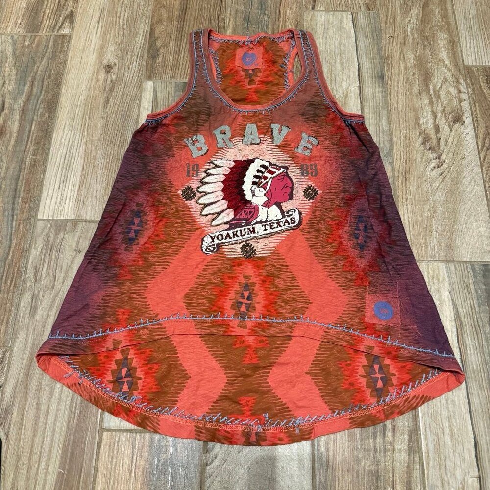 Double D Ranch Brave Razor Back Top